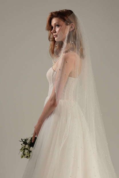 Pearl Single-Tier Wedding Veil