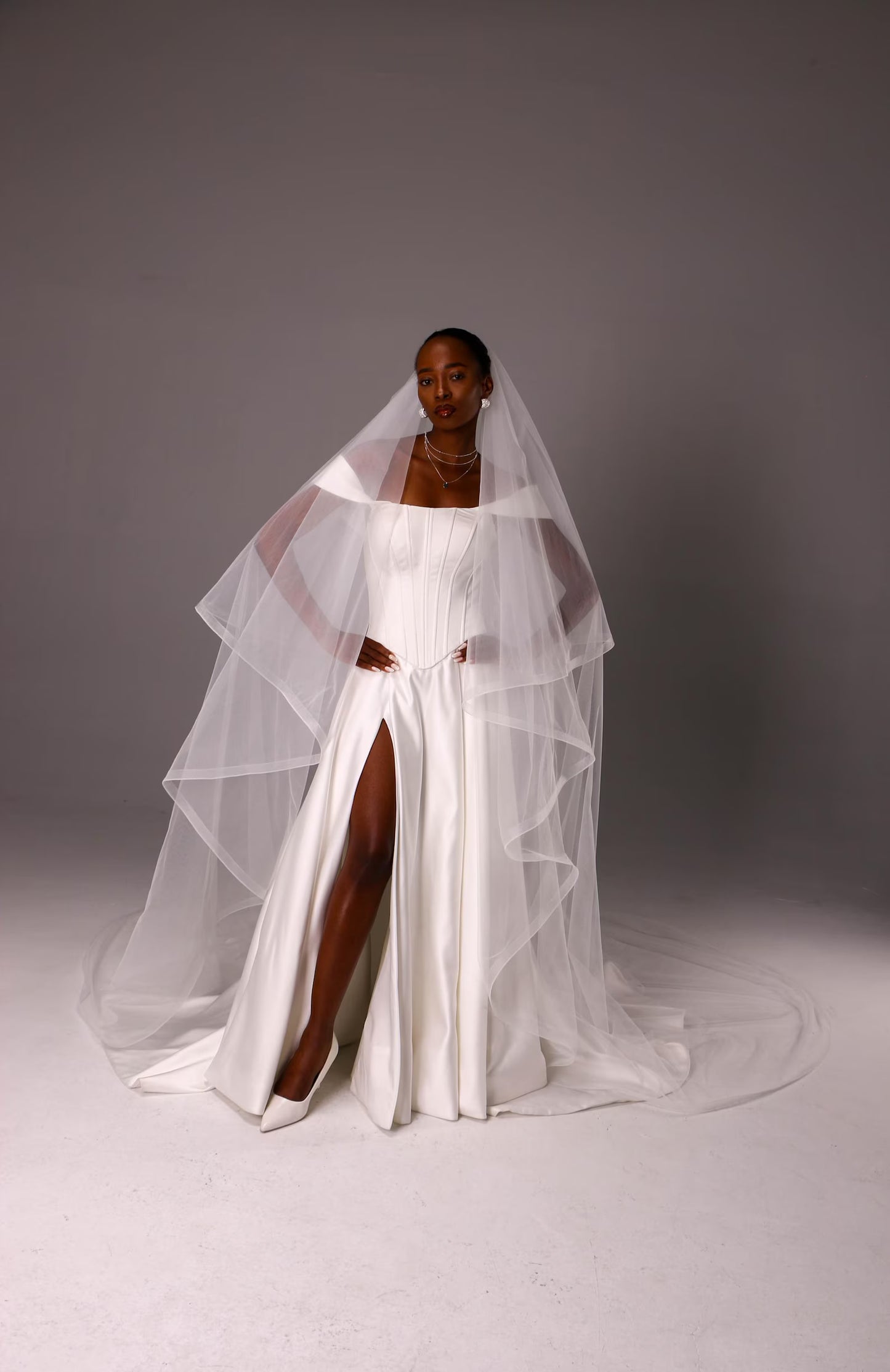 Classic 1-Inch Horsehair Blusher Veil