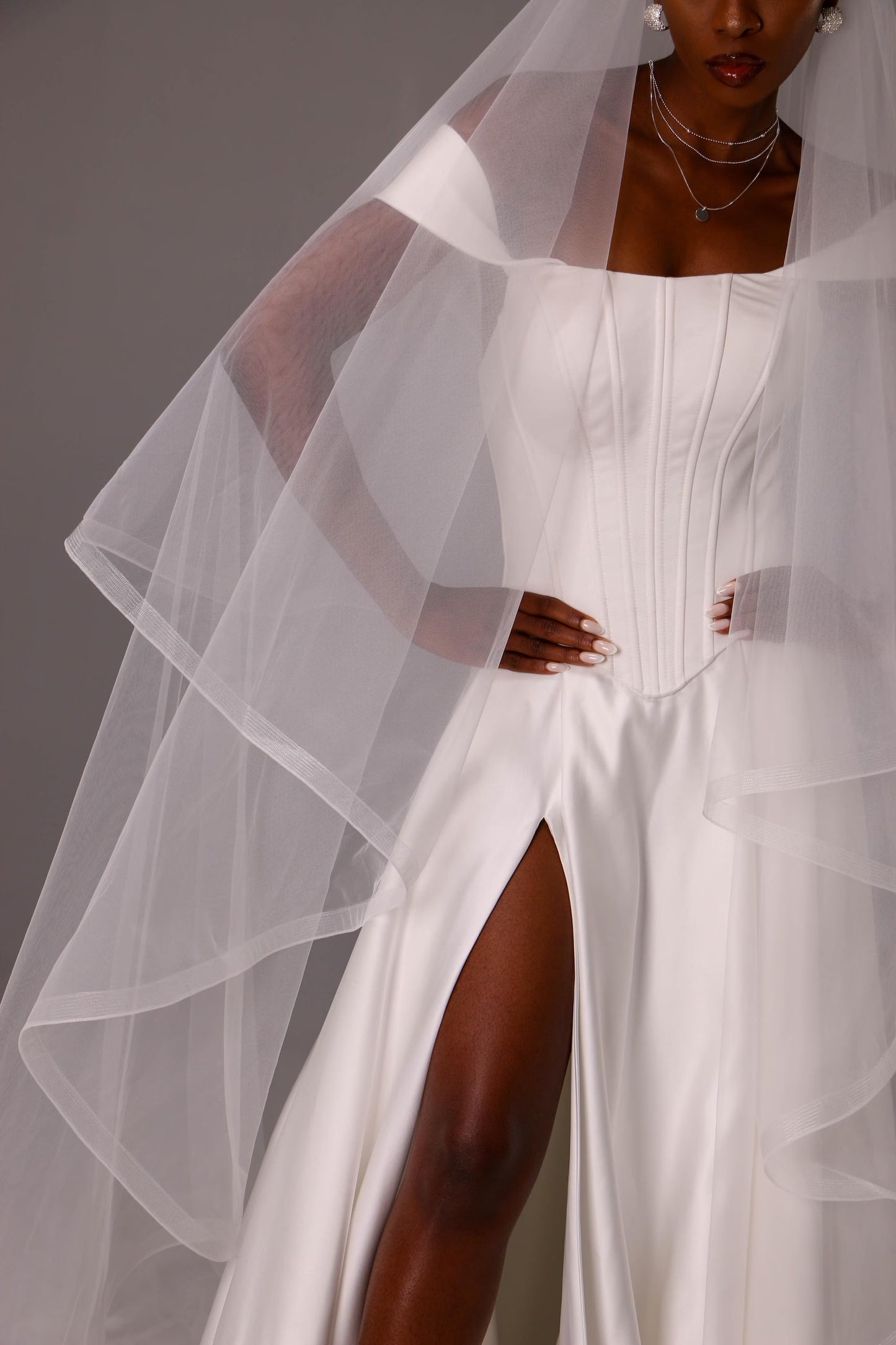 Classic 1-Inch Horsehair Blusher Veil