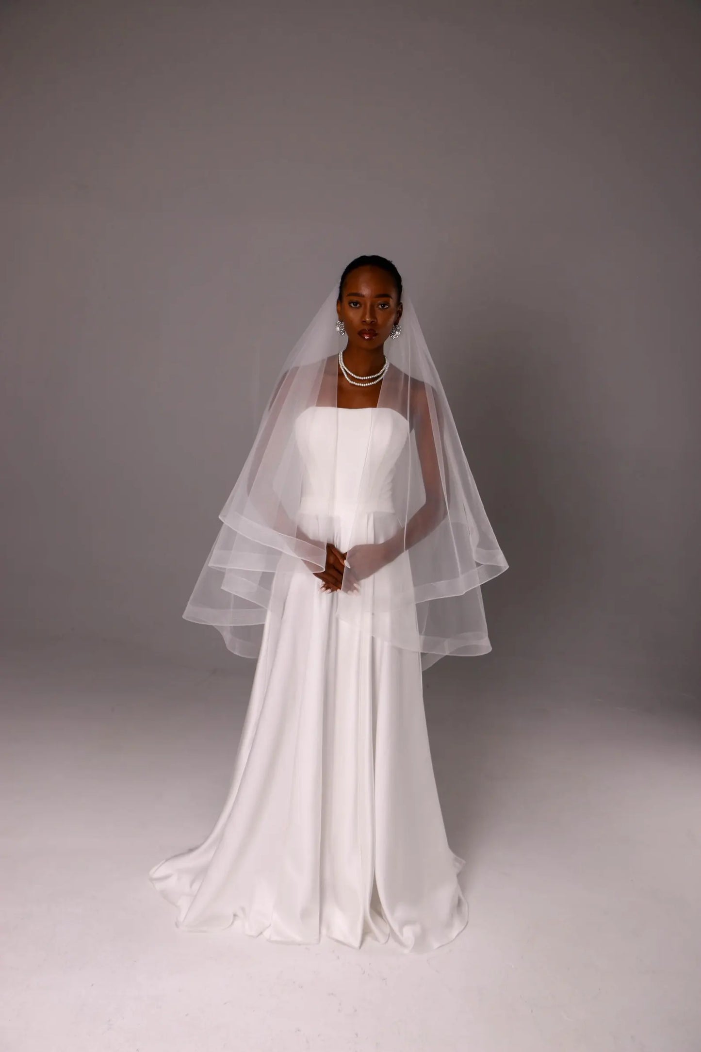 Horsehair Edge Blusher Veil