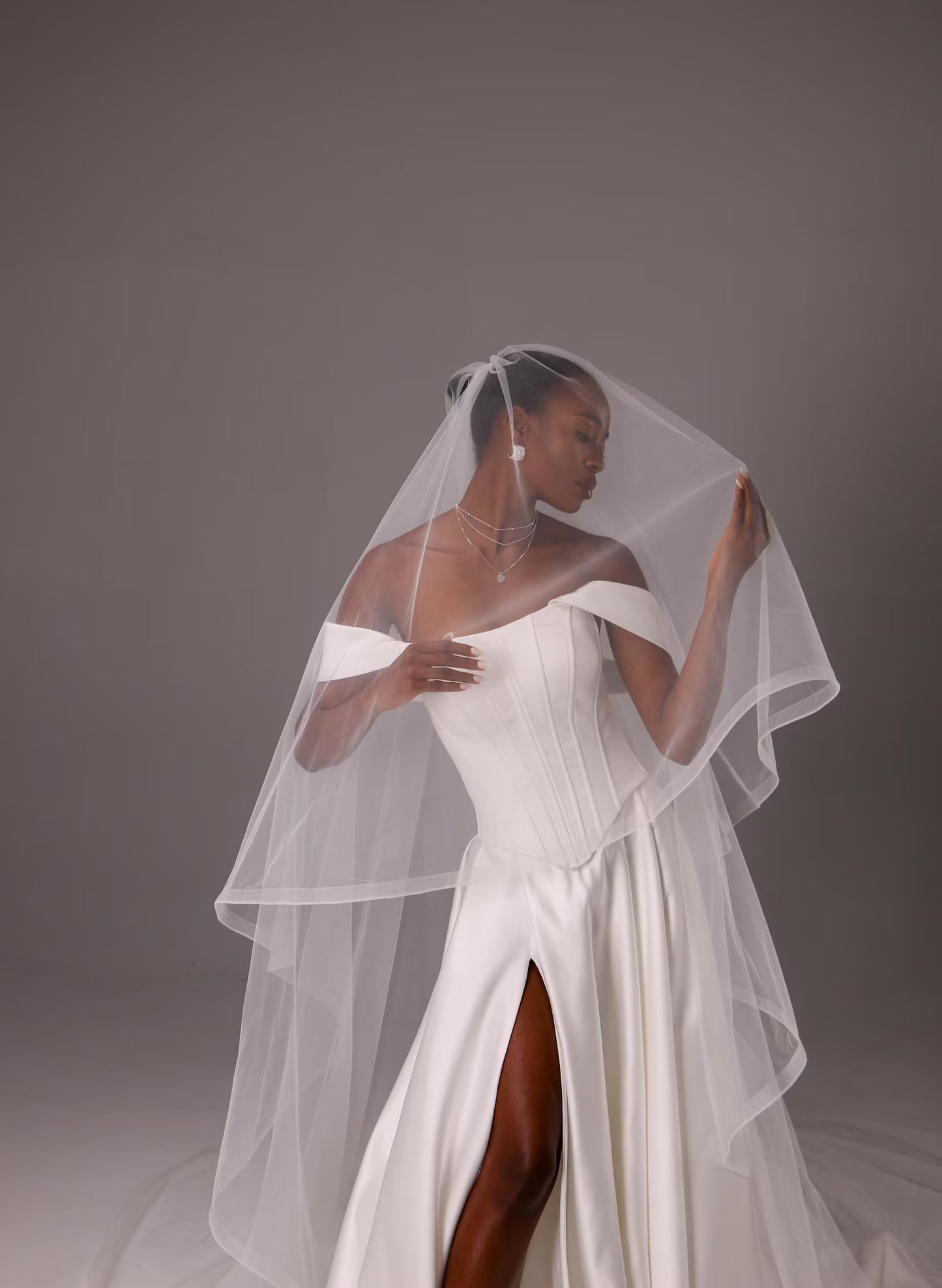 Classic 1-Inch Horsehair Blusher Veil