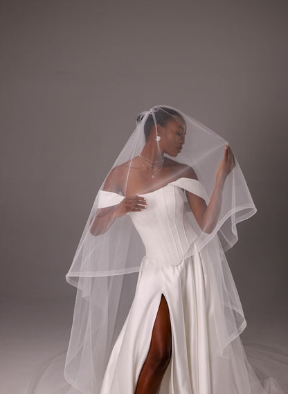 Classic 1-Inch Horsehair Blusher Veil