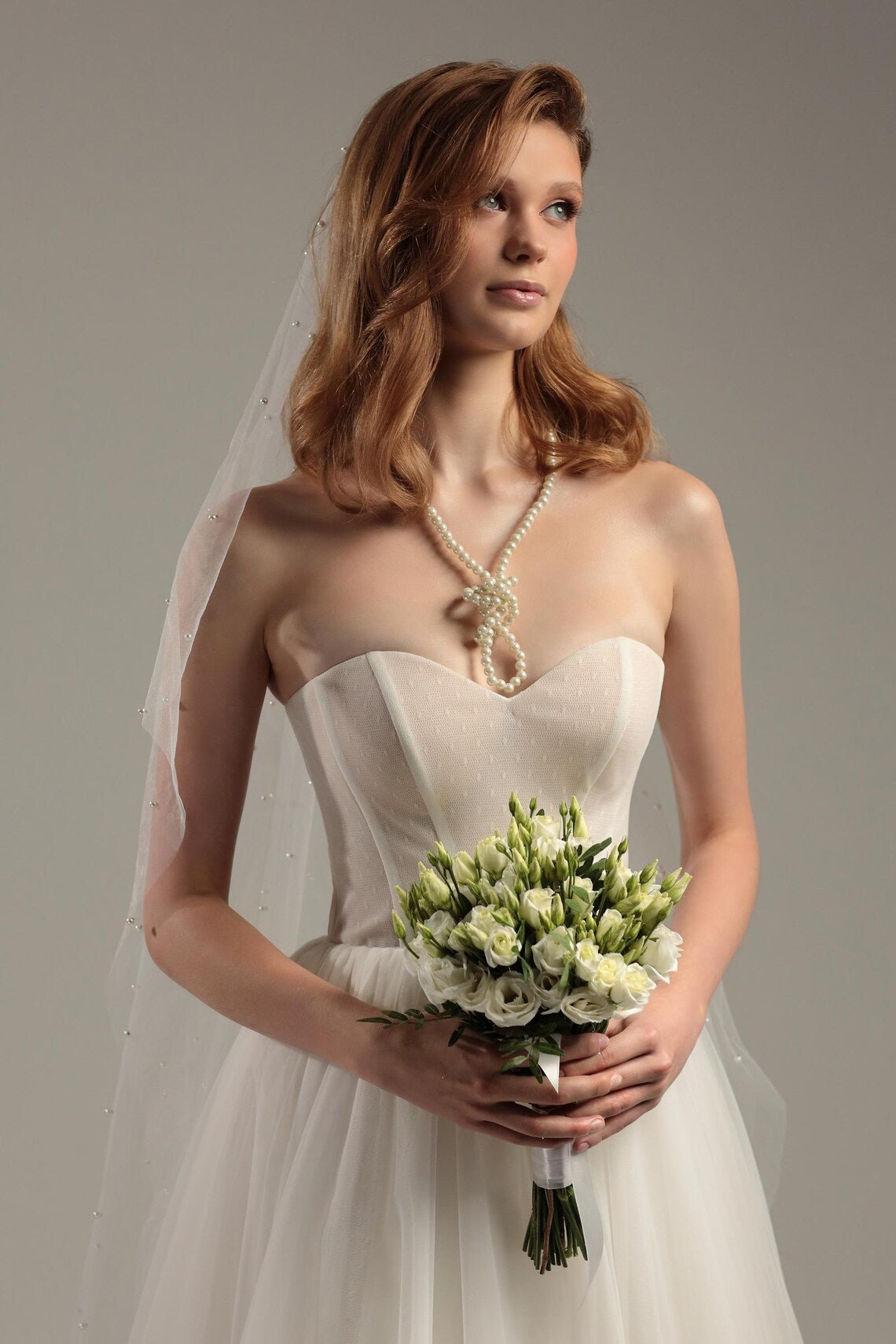 Pearl Single-Tier Wedding Veil