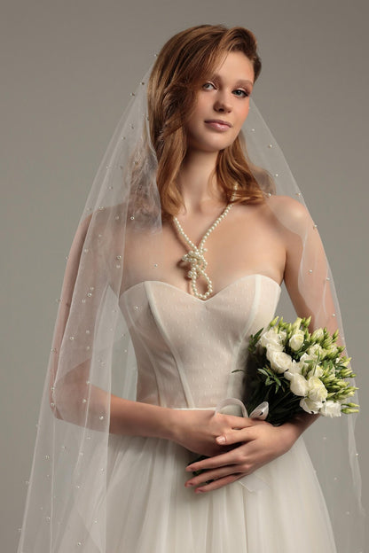 Pearl Single-Tier Wedding Veil