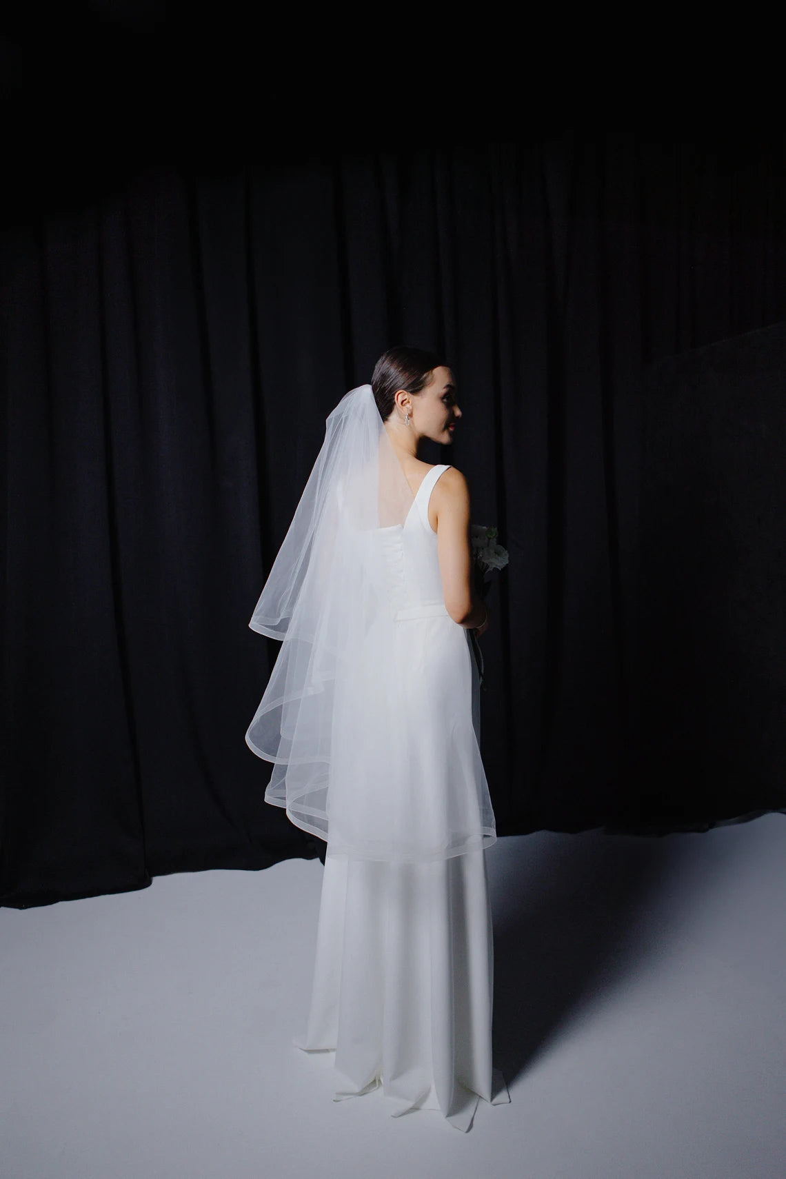 Crinoline Edge Veil with Blusher