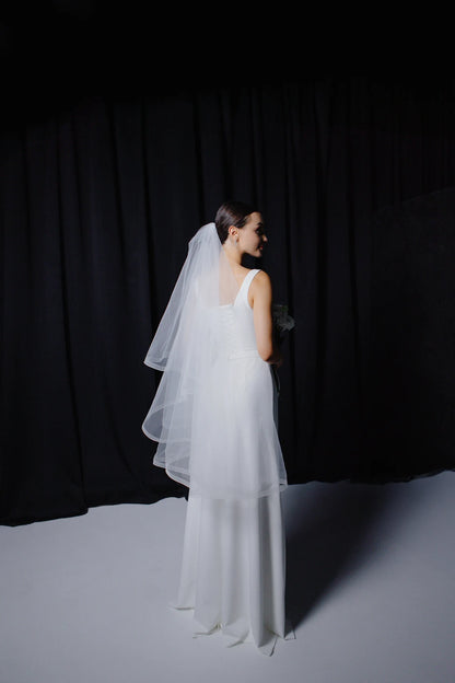 Crinoline Edge Veil with Blusher