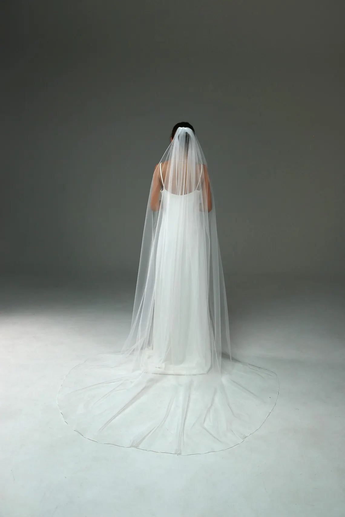 Soft Veil with Pencil Edging