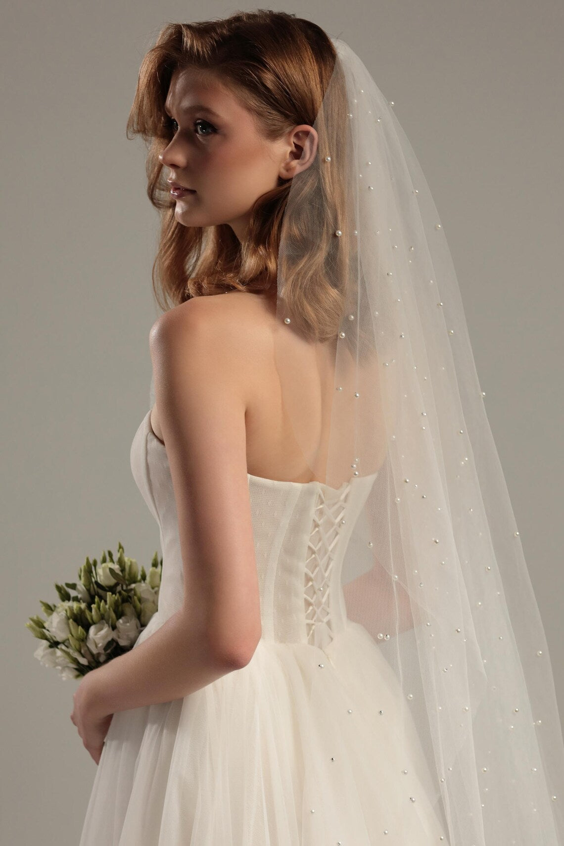Pearl Single-Tier Wedding Veil