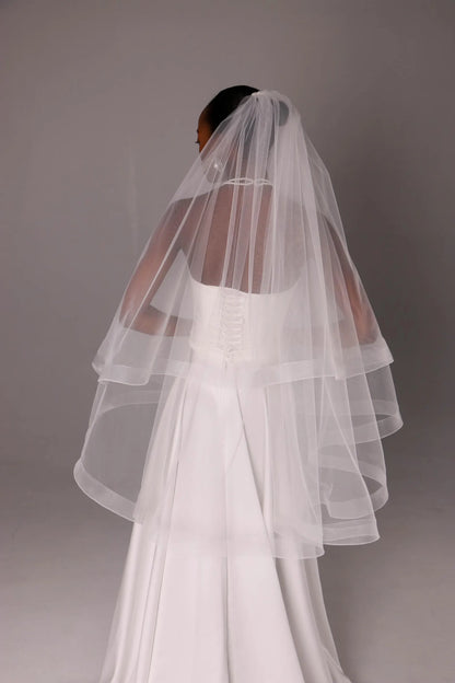 Horsehair Edge Blusher Veil