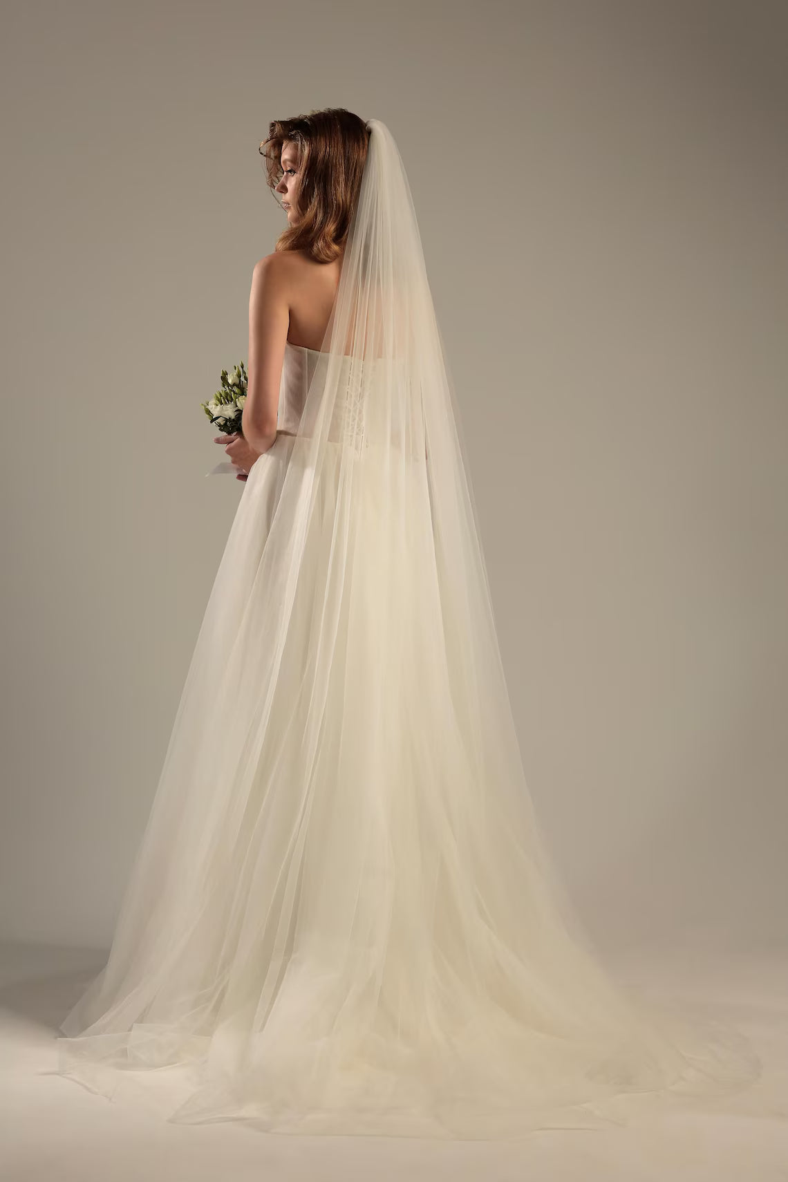 Soft One-Tier Wedding Veil