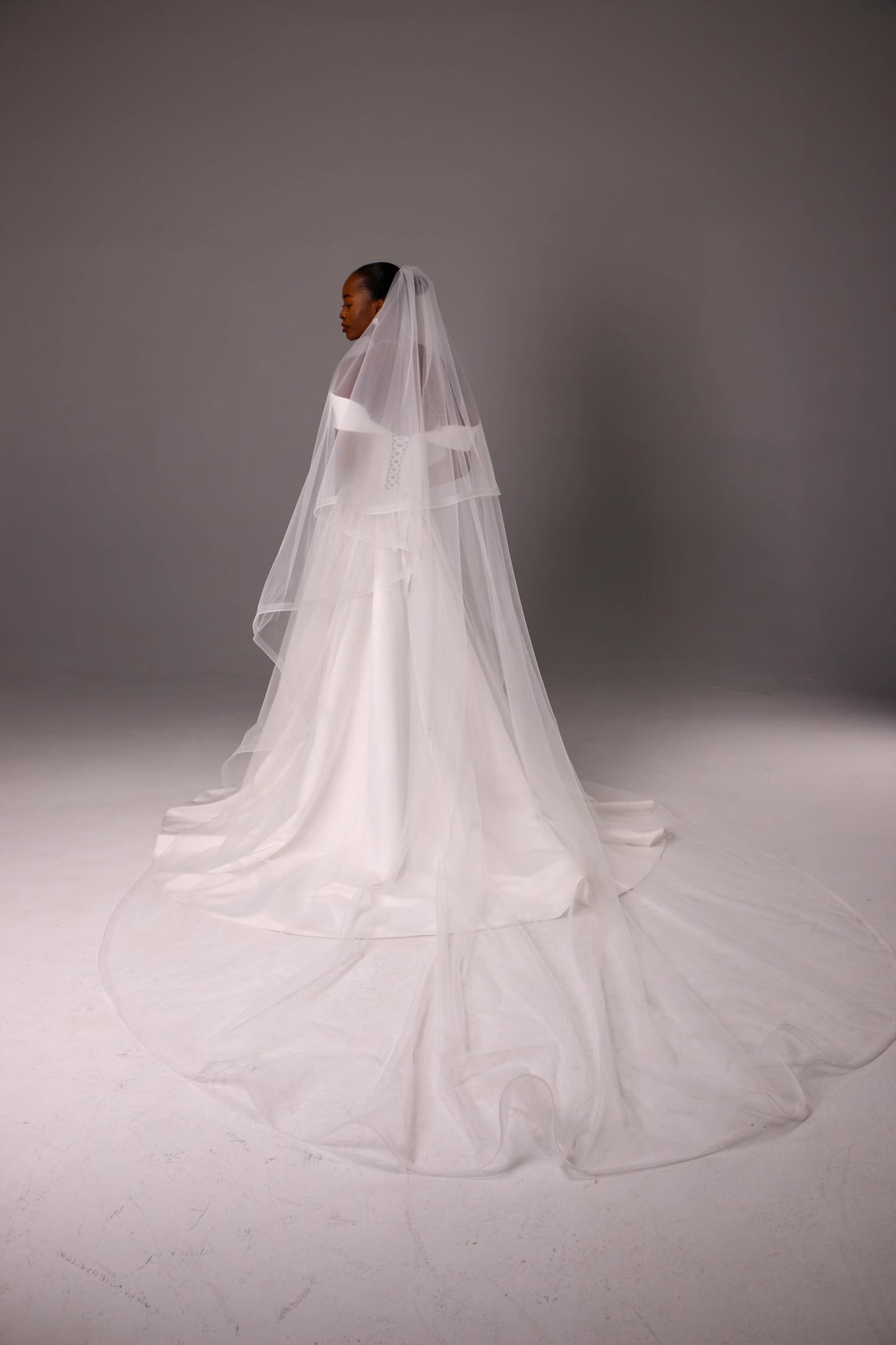 Classic 1-Inch Horsehair Blusher Veil