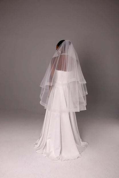 Horsehair Edge Blusher Veil