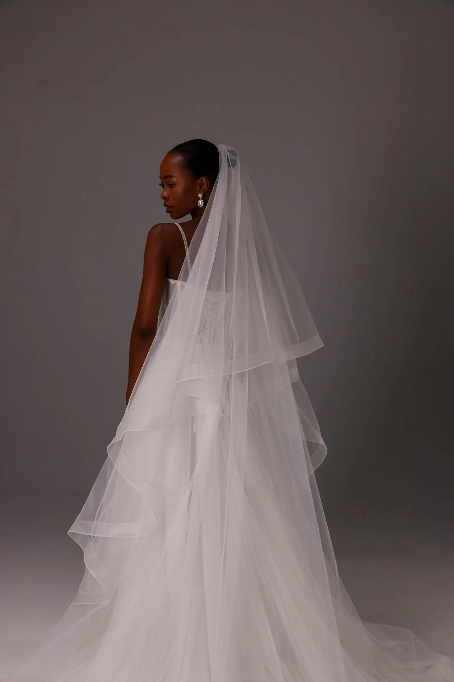 Crinoline Edge Veil with Blusher