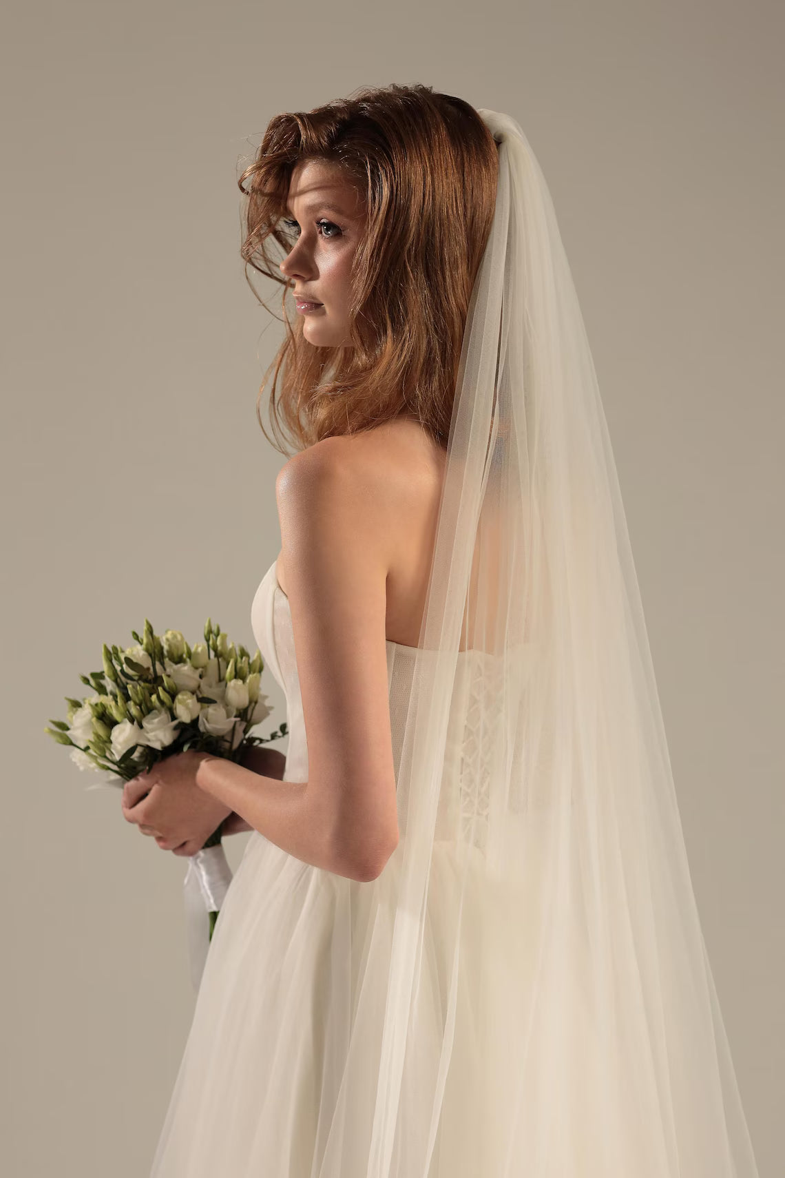 Soft One-Tier Wedding Veil
