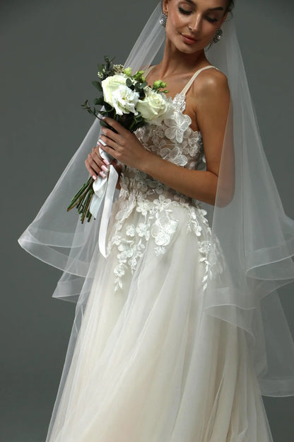 Horsehair Edging Veil with Blusher