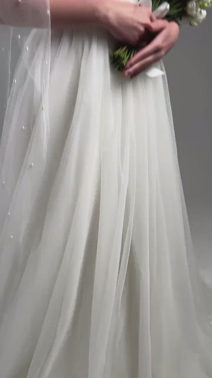Pearl Single-Tier Wedding Veil